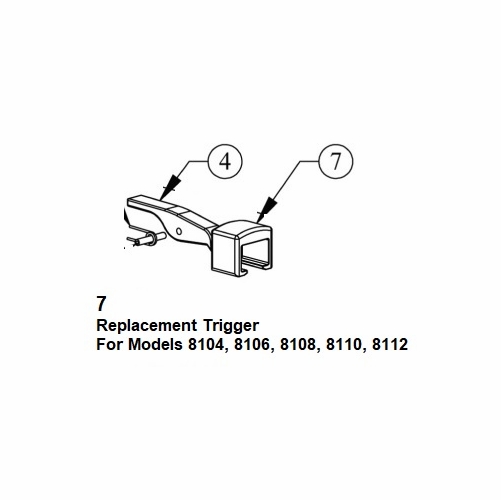 HASTINGS P10003 Replacement Trigger for Fixed Length Shotgun Stick