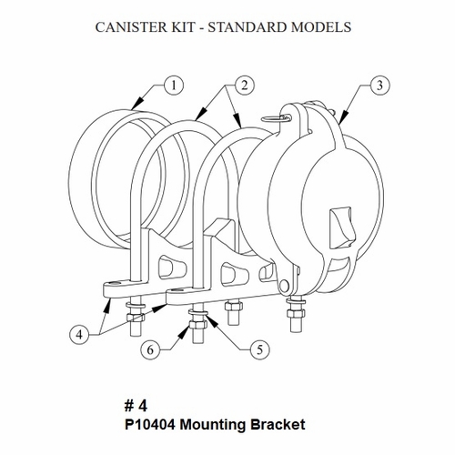 Hastings P10404 Mounting Bracket
