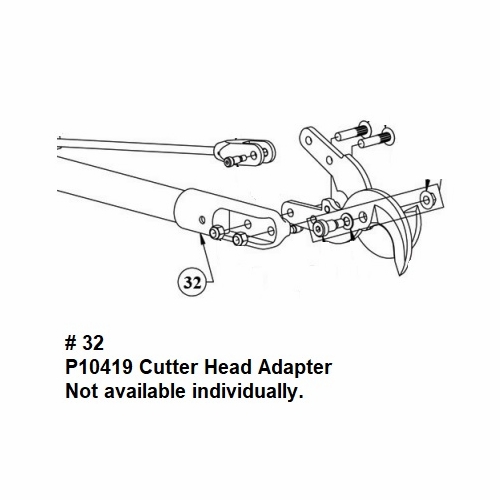 HASTINGS P10419 Cutter Head Adapter