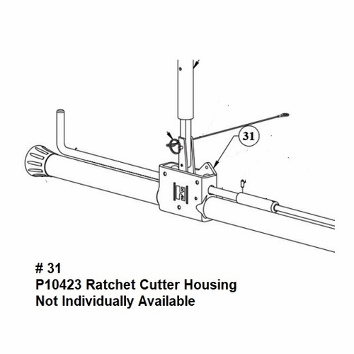 Hastings P10423 Ratchet Cutter Housing   Not Individually Available