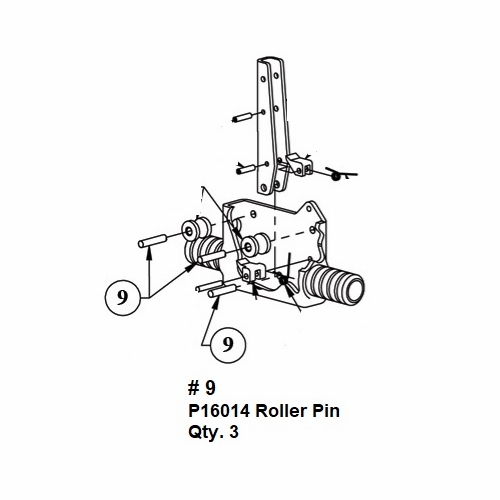Hastings P16014 Roller Pin