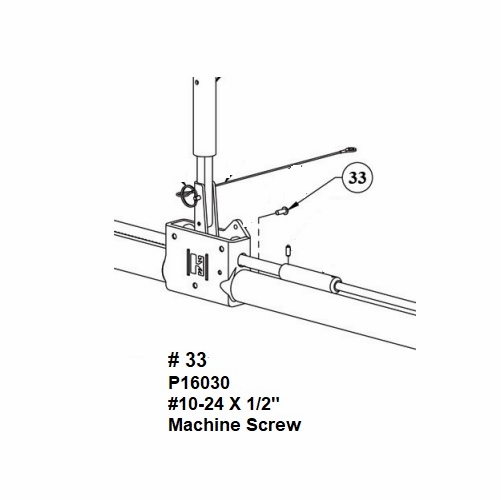 HASTINGS P16030 Machine Screw for Insulated Ratchet Cutters