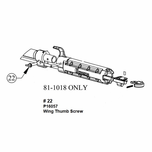 HASTINGS P16057 Wing Thumb Screw for Truckers Meausring Stick - 81-�1018