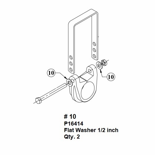 Hastings P16414 Flat Washer 1/2 Inch