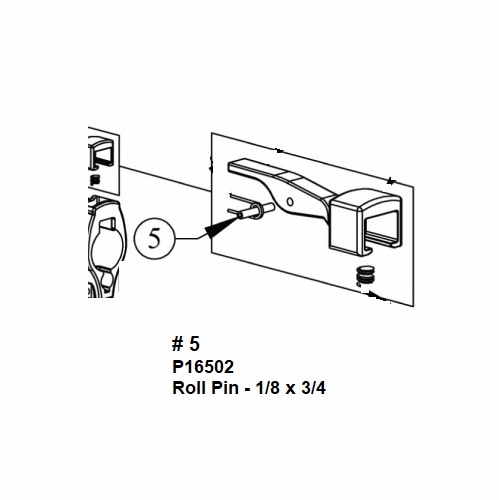 HASTINGS P16502 Roll Pin - 1/8 x 3/4 for Shotgun Sticks