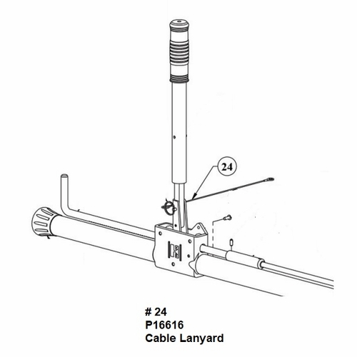 HASTINGS P16616 Cable Lanyard for Insulated Ratchet Cutter Repair Parts