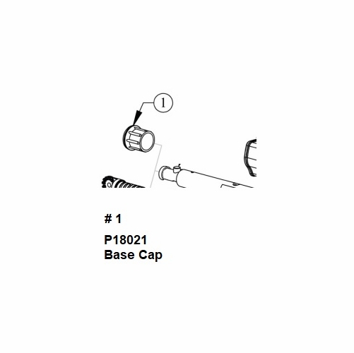 HASTINGS P18021 Base Cap for Telescopic Shotgun Sticks