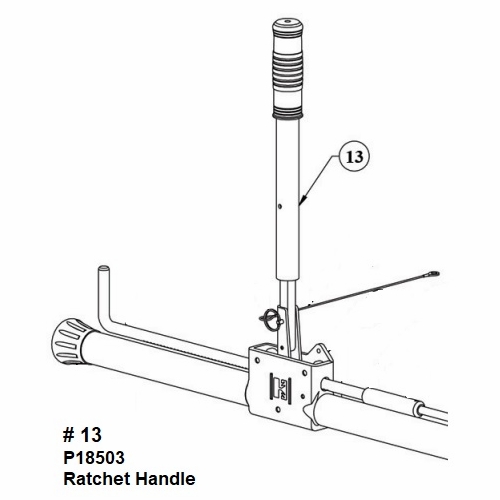 HASTINGS P18503 Ratchet Handle for Insulated Ratchet Cutters