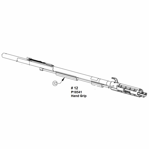 HASTINGS P18541 Hand Grip for Fixed Length Shotgun Sticks