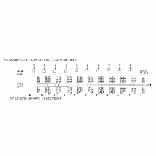 HASTINGS P21419 Base Section - for Models E/M-25