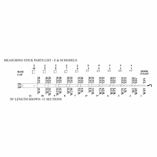 HASTINGS P21421 Base Section for Model E-30
