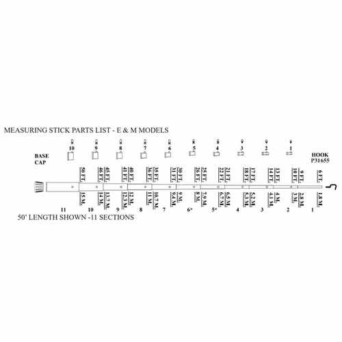 HASTINGS P21425 Base Section - for Models E/M-40