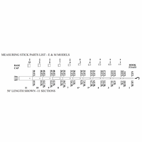 HASTINGS P21426 Base Section - for Models E/M-50