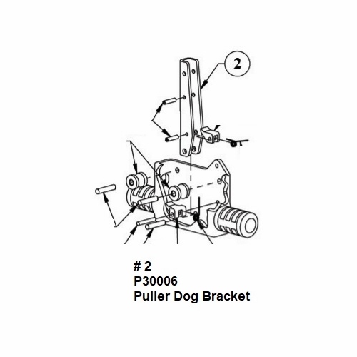 Hastings P30006 Puller Dog Bracket