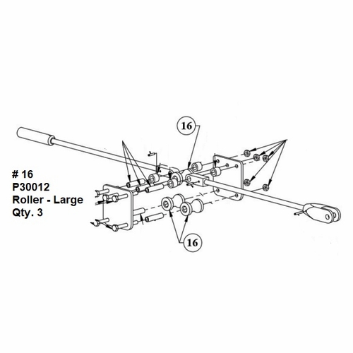 HASTINGS P30012 Roller - Large for Insulated Ratchet Cutters