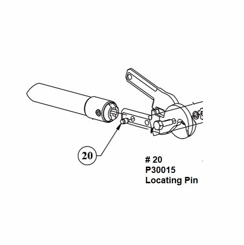 HASTINGS P30015 Locating Pin for Insulated Ratchet Cutters