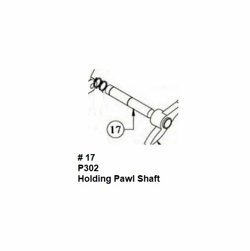 Hastings P302 Holding Pawl Shaft