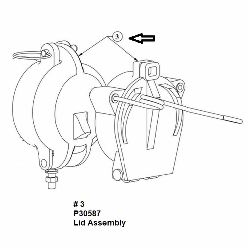 Hastings P30587 Lid Assembly
