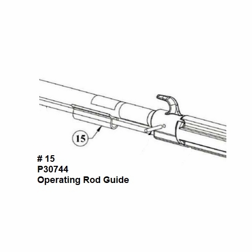 HASTINGS P30744 Operating Rod Guide for Fixed Length Shotgun Sticks