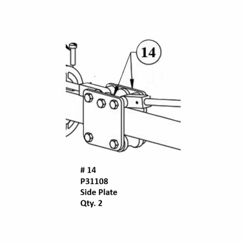 HASTINGS P31108 Side Plate for Insulated Ratchet Cuttera