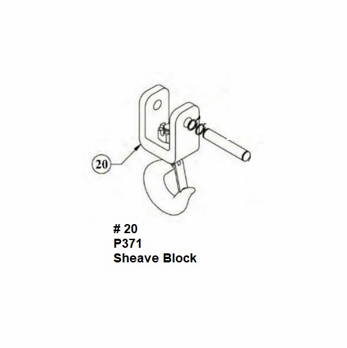 Hastings P371 Sheave Block