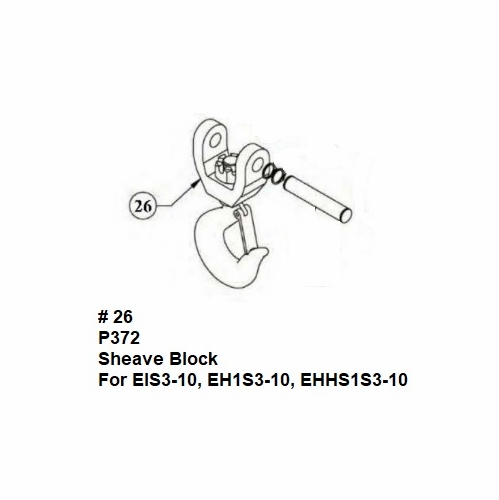Hastings P372 Sheave Block