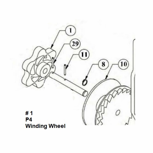 Hastings P4 Winding Wheel