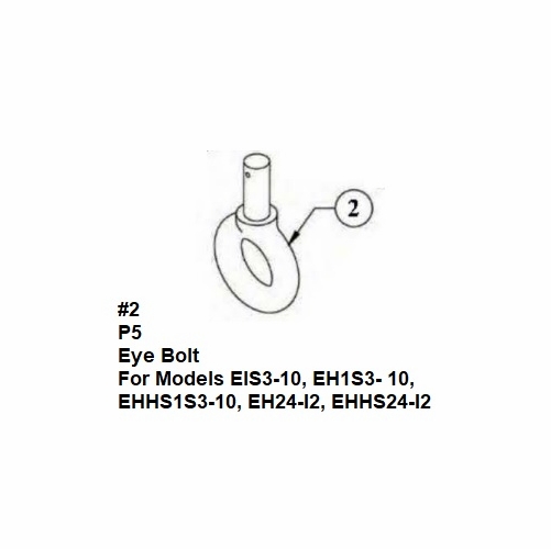 Hastings P5 Eye Bolt