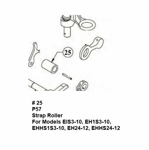 Hastings P57 Strap Roller