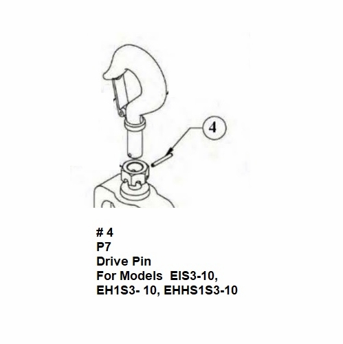 Hastings P7 Drive Pin