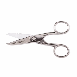 Heritage 100CS Electrician/Notched/Serrated Scissors length 5 1/4 inches 092644761256