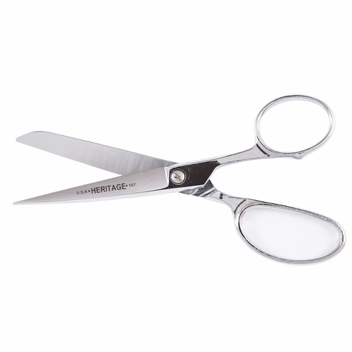 Heritage 107P 7 Inch  Straight Trimmer Scissors Retail Package 609113107028