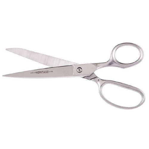 Heritage 158C 8 Inch Straight Stainless Trimmer/Curved Blades  609113158044