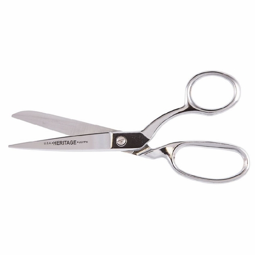 Heritage 207Fk  7 Inch Bent Trimmer/Fully Rounded Tips/Knife Edge