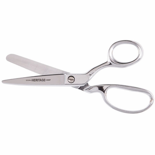 Heritage 208FK 8 inch Bent Trimmer/Fully Rounded Tip/Knife Edge