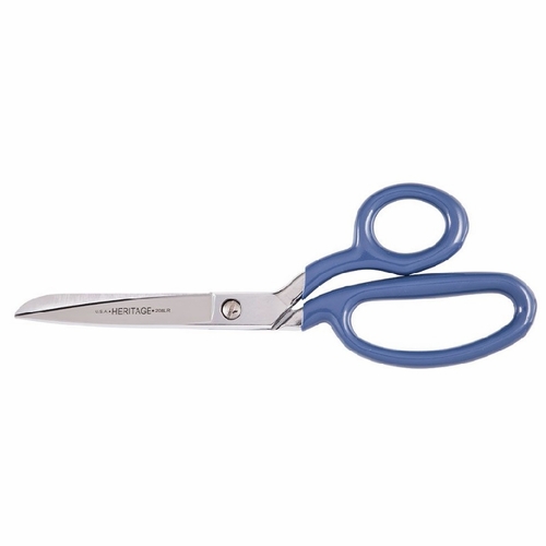 Heritage 208LRBLUP 8 inch Bent Trimmer w/Large Ring/Blue Coating Retail Package 609113208084