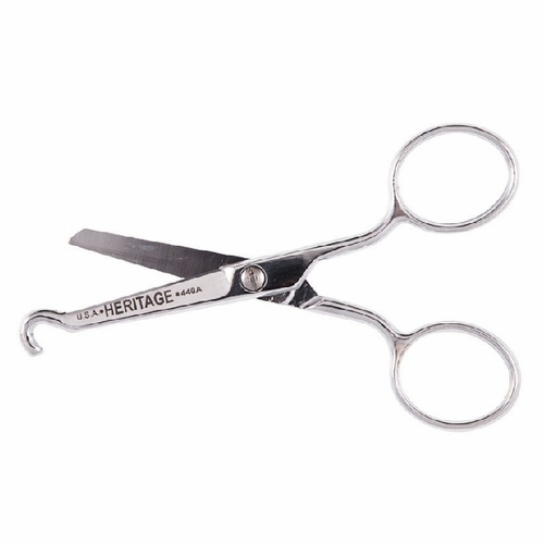 Heritage 440A 4 1/2 inch Hooked Tip Scissor 609113440019