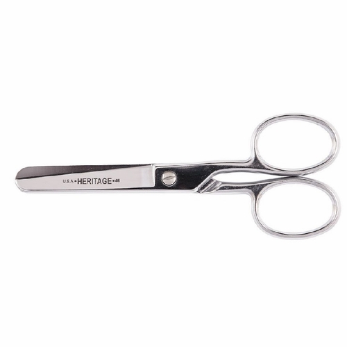 Heritage 46F 6 inch Safety Scissors w/Large Ring/Fullly Rounded Tips 609113460031