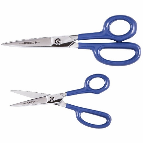 Heritage 718-BLU 8 5/8 inch Heavy Duty Shear/Blue Coated Handles 609113718033
