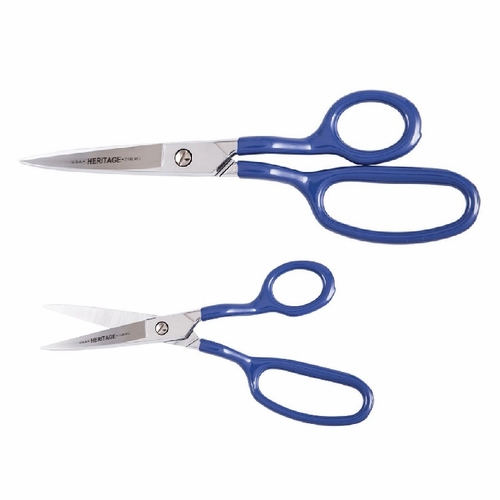 Heritage 718LRO 8 5/8 inch Heavy Duty Carpet Shear w/Large Ring/Offset Handles 609113718477