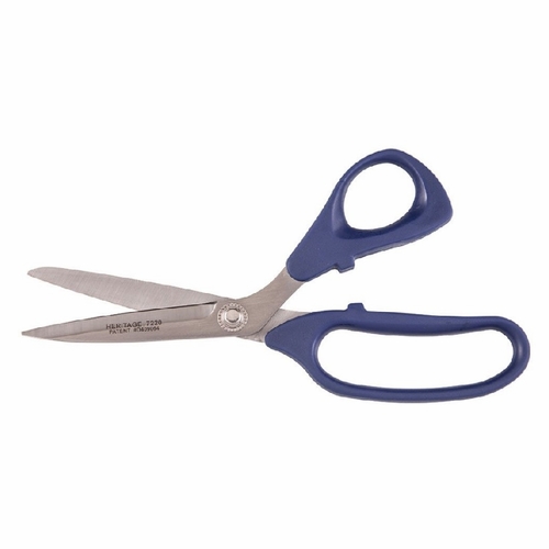 Heritage 7220 8 7/8 inch SS Bent Trimmer/Plastic Ambidextrous Handle 609113722009