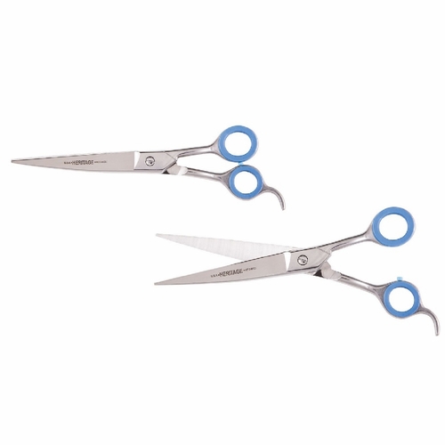 Heritage D88-CO  8 inch Pet Grooming Scissor/Curved Blade/Offset Handles 609113900463