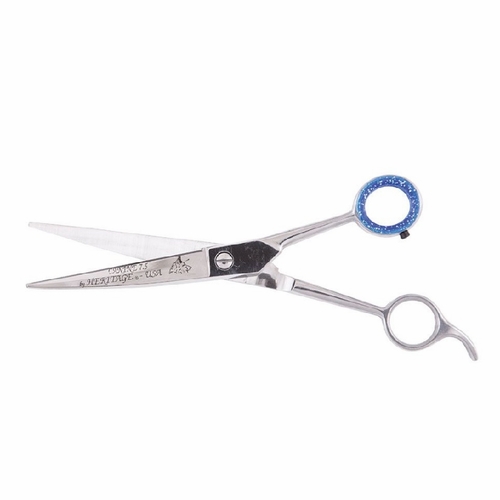 Heritage K975-C 7 1/2 inch Pet Grooming Scissor w/Serrations/Curved Blades 609113901862