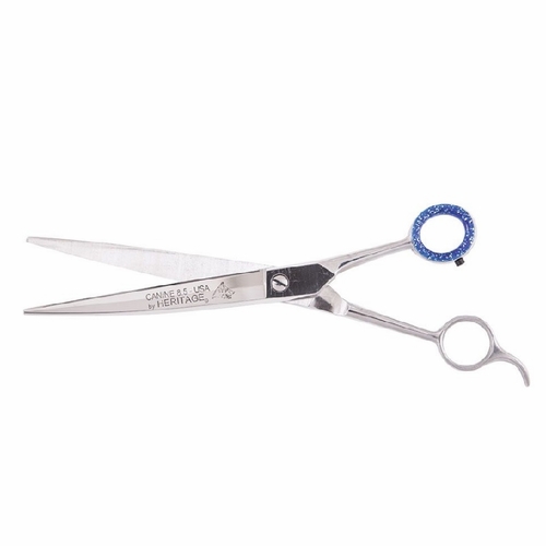 Heritage K985-C 8 1/2 Inch  Pet Grooming Scissor W/Serrations/Curved Blades  609113901763