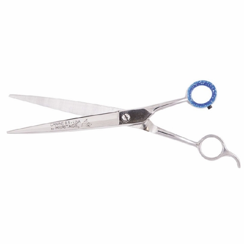 Heritage K985-O 8 1/2 inch Pet Grooming Scissor w/Serrations/Offset Handles 609113902036