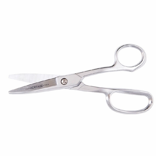 Heritage P718CB 8 5/8 inch Heavy Duty Shear/Curved Handle/Blunt Tips/No Coating 609113718132