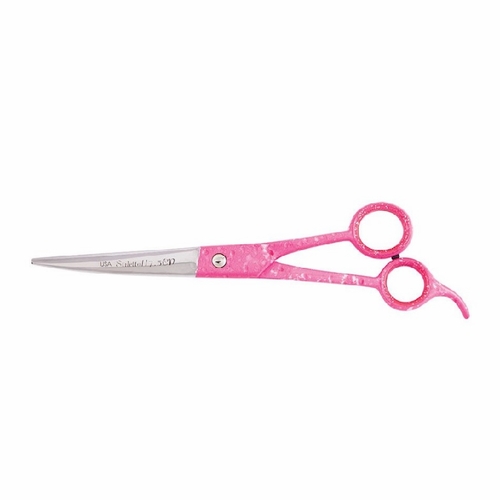 Heritage ST275P-C 7 1/2 inch Stiletto II PinkHandles /Curved Blade 609113900865