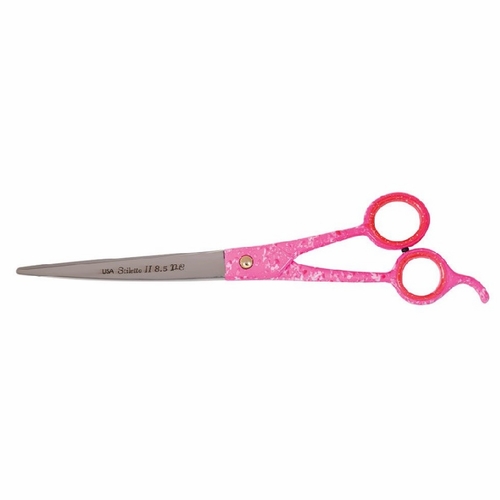 Heritage St285P-C  8 1/2 Inch Stiletto Ii/Pink Handlles/Curved Blade 609113900940
