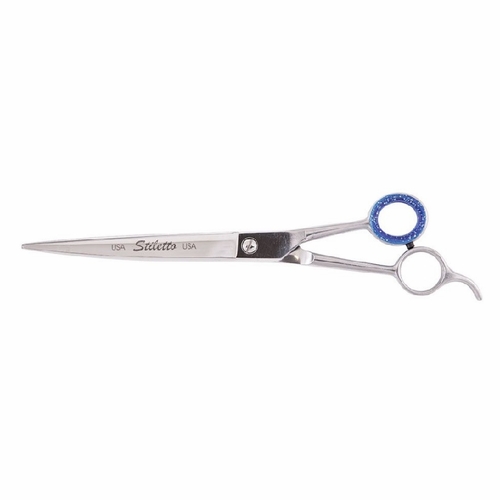 Heritage St85-C  8 1/2 Inch Pet Grooming Scissor W/Semi-Oval Shape Blade/Curved Blade 609113901688