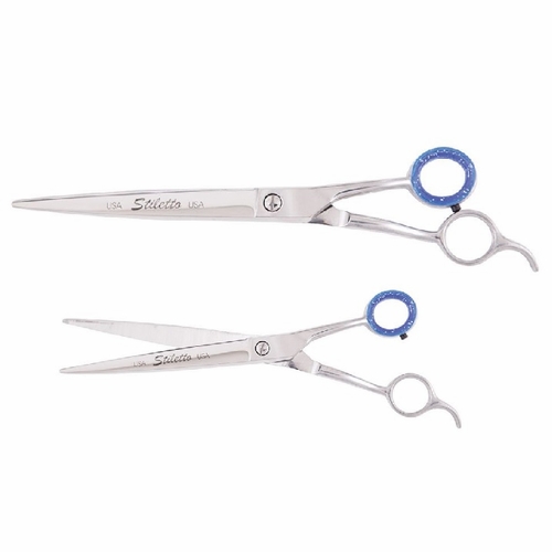 Heritage ST85-O 8 1/2 inch Pet Grooming Scissor w/triangular shape blade/Offset Handle 609113902173